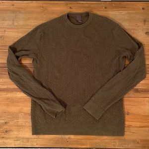 H&M men’s olive sweater